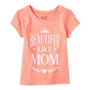 Children’s Place  Beautiful Like Mom Graphic Tee